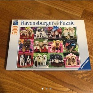 Ravensburger 500 piece jigsaw puzzle
Puppy Pals